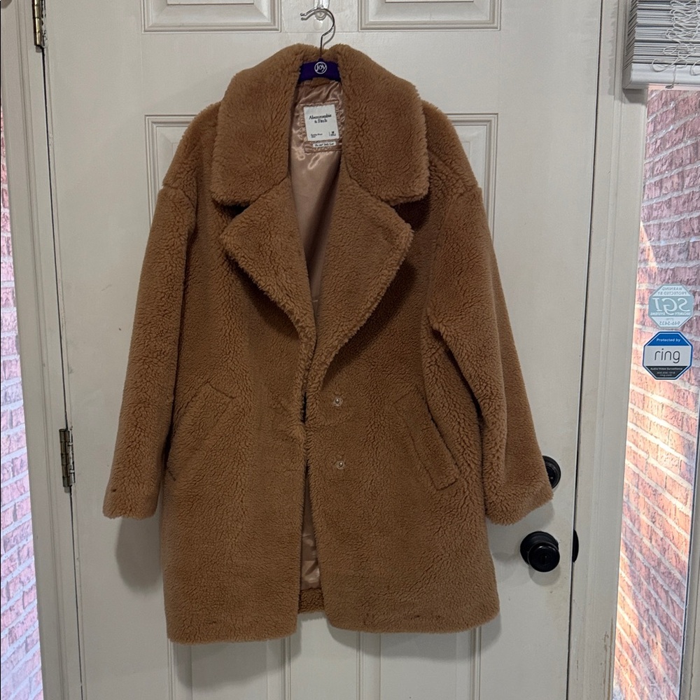 Abercrombie & Fitch Brown Teddy Jacket